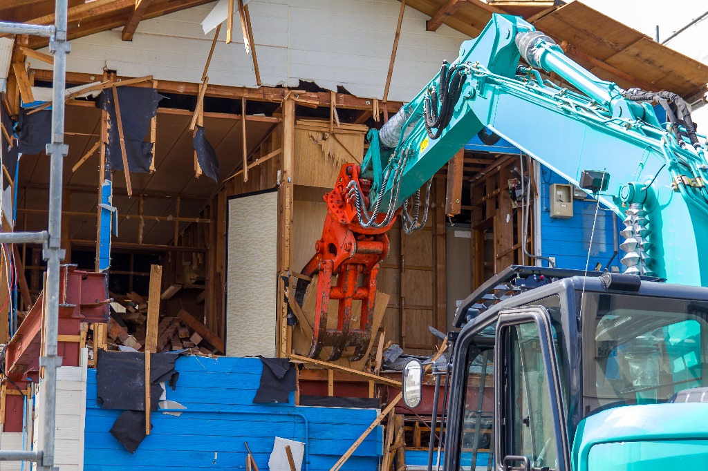 建物の解体や建設といった様々な施工を通じて地域社会に貢献するやりがい